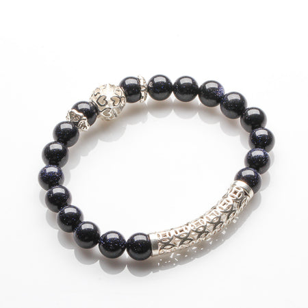 BLUE SANDSTONE WEALTH AND SUCCESS BRACELET