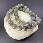 10MM FACETED LABRADORITE BRACELET