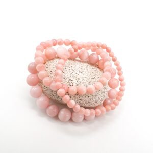 PINK OPAL ELASTIC BRACELET