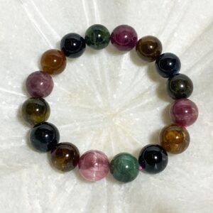 14MM WATERMELON TOURMALINE BRACELET