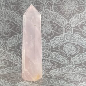 ROSE QUARTZ CRYSTAL POINT