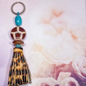 AMAZONITE WITH TORTOISE DZI CHARM BRACELET